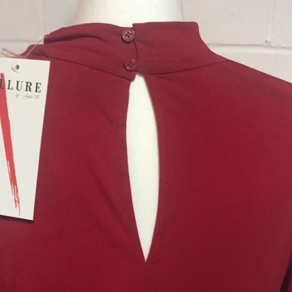 Allure Mesh Insert Shift Dress - NWT Xlg. - Picture 6 of 7